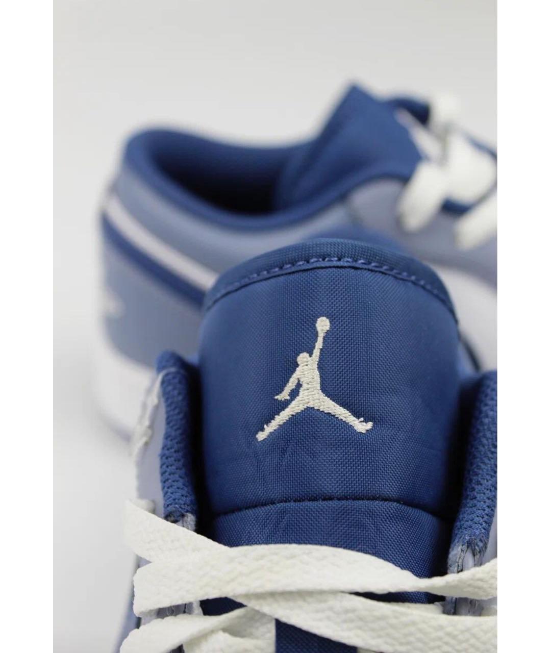 NIKE Антрацитовые кожаные низкие кроссовки / кеды, фото 5