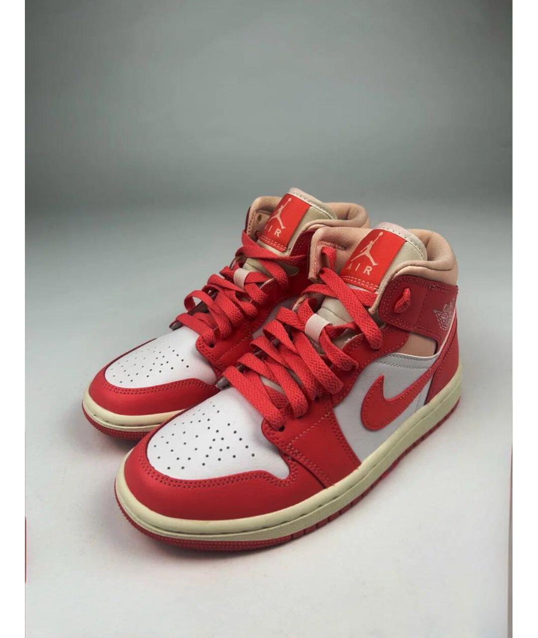 NIKE Коралловые кожаные кроссовки, фото 3