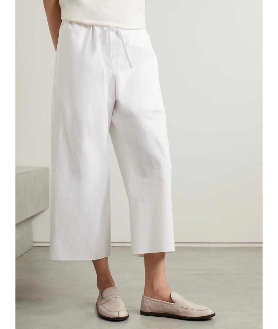 THE ROW Белые кожаные лоферы, фото 2