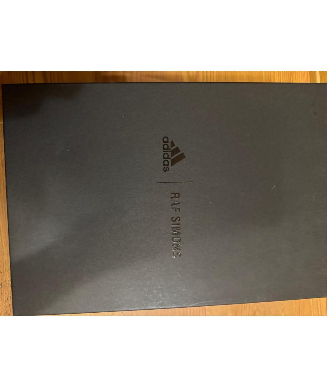 ADIDAS X RAF SIMONS Белые замшевые низкие кроссовки / кеды, фото 6