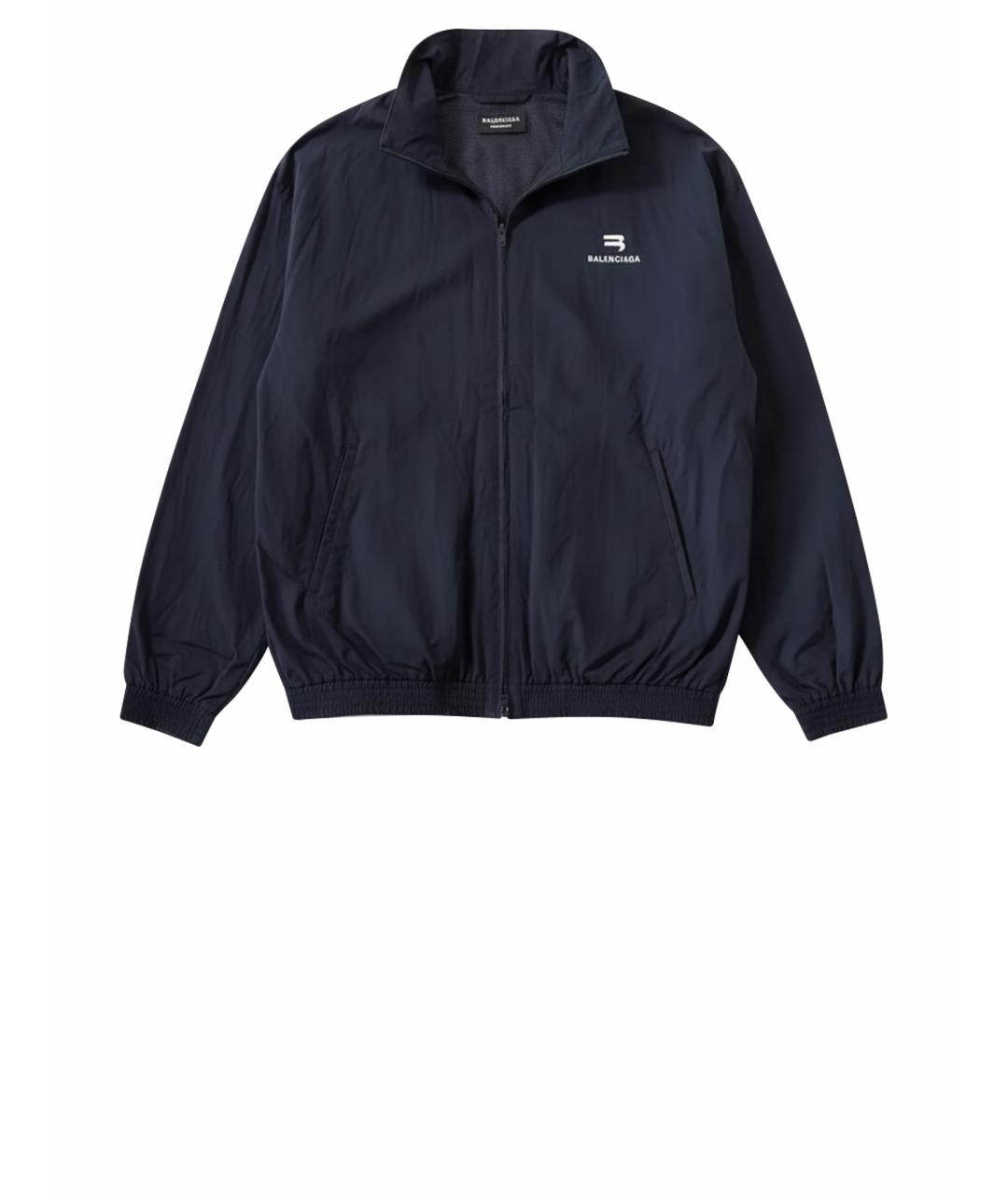 BALENCIAGA Темно-синяя куртка, фото 1