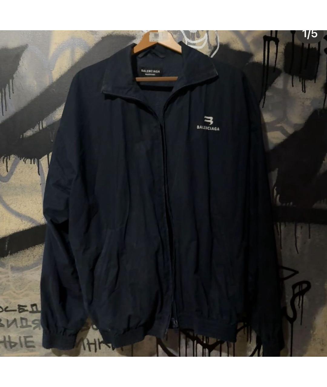 BALENCIAGA Темно-синяя куртка, фото 2