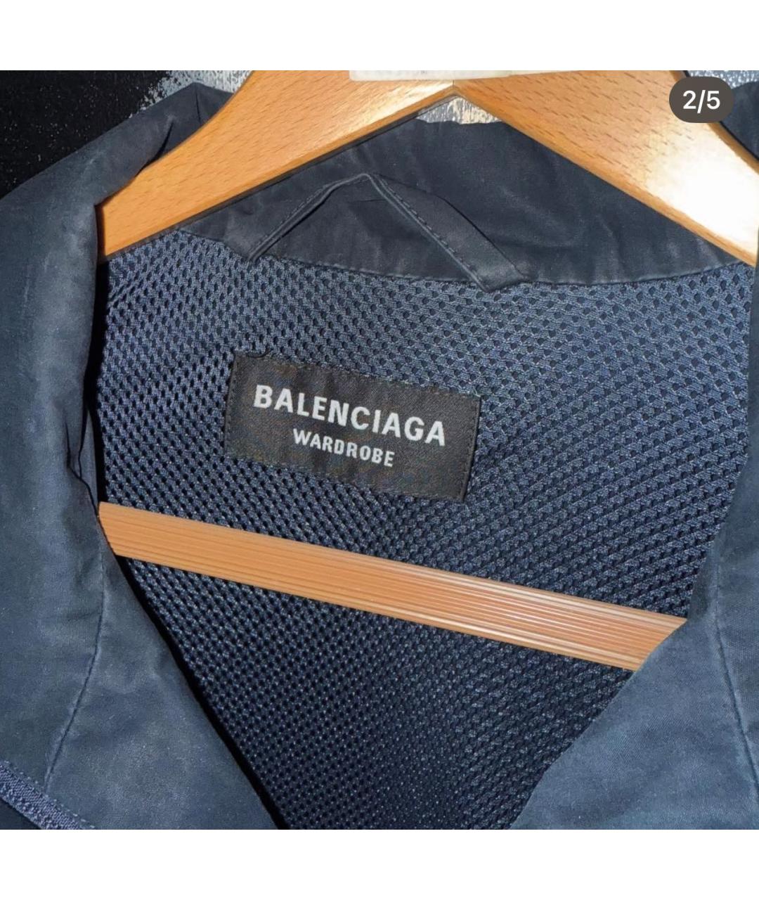 BALENCIAGA Темно-синяя куртка, фото 3