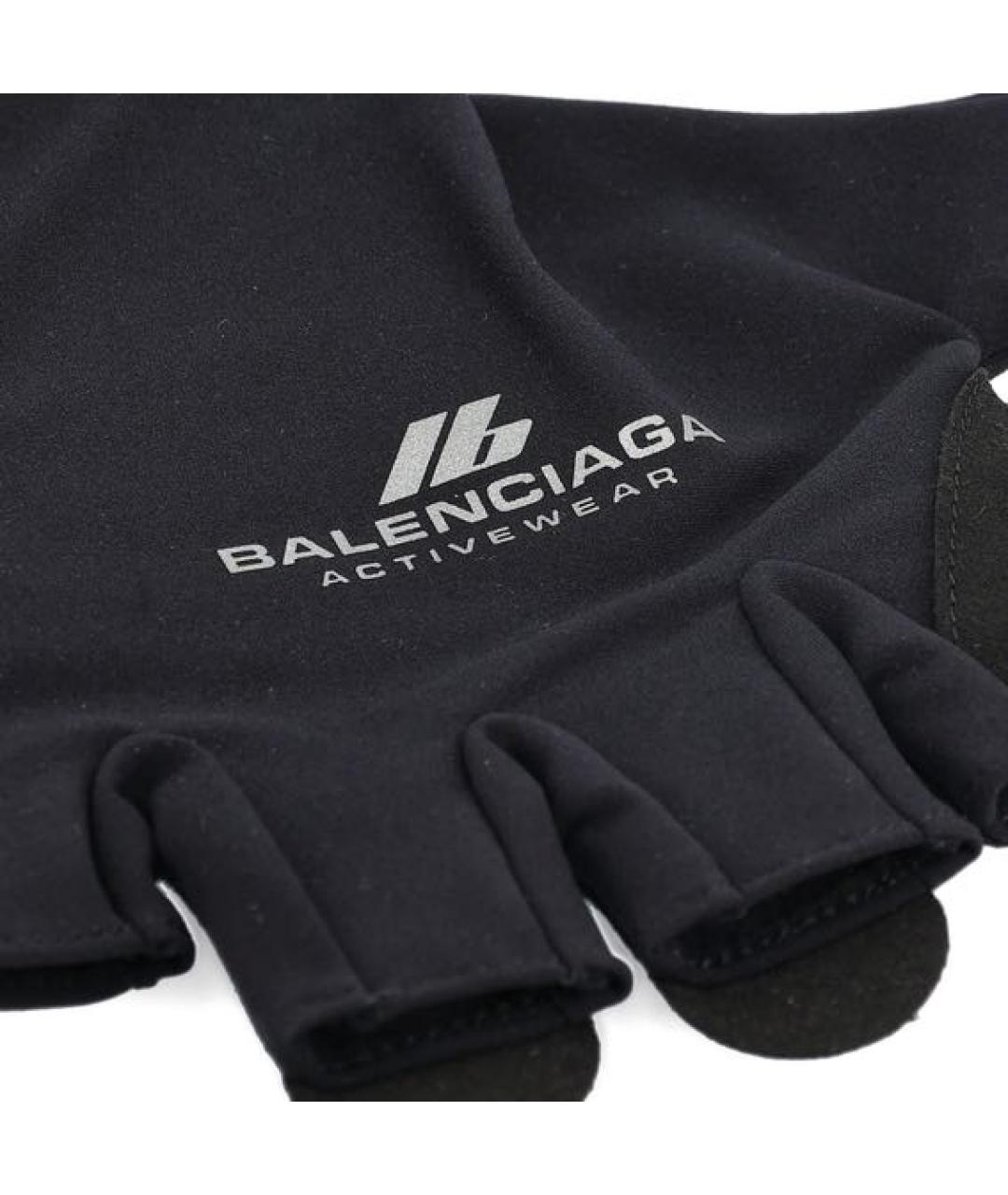 BALENCIAGA Темно-синие перчатки, фото 3