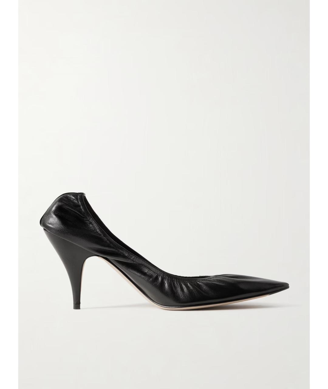 THE ROW Черные кожаные туфли, фото 4