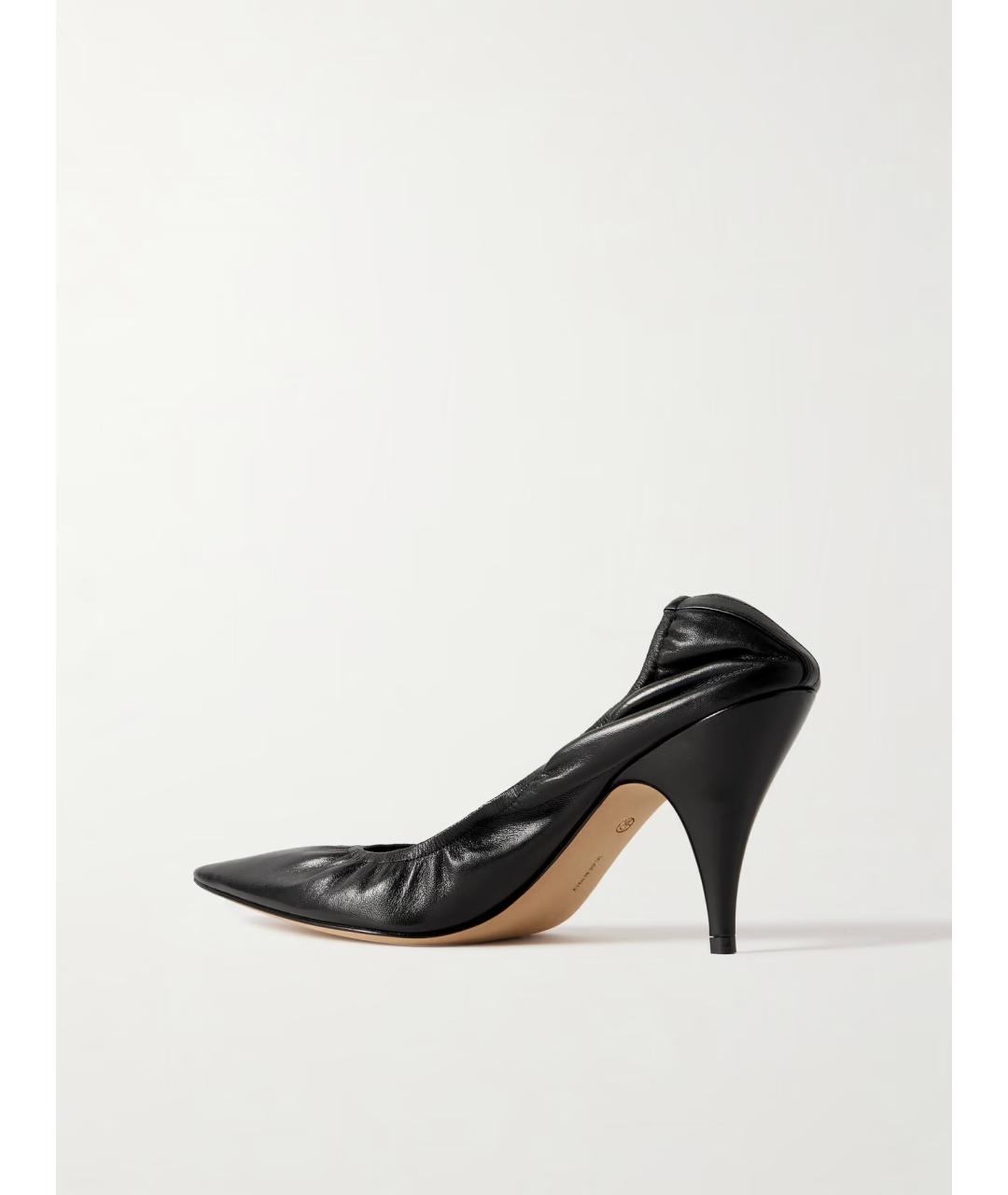 THE ROW Черные кожаные туфли, фото 3