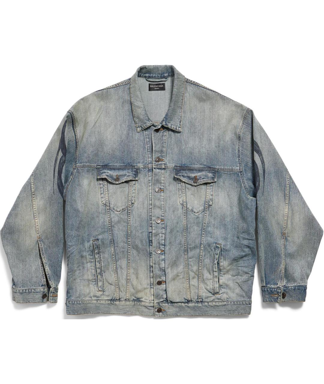 BALENCIAGA Голубая куртка, фото 1