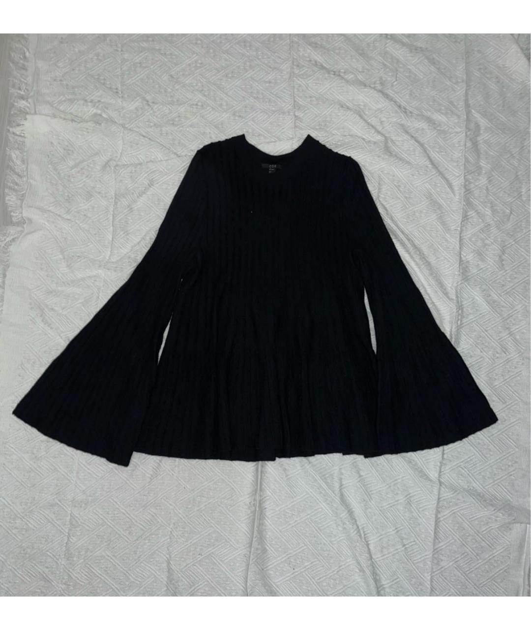 COS Черный шерстяной джемпер / свитер, фото 6