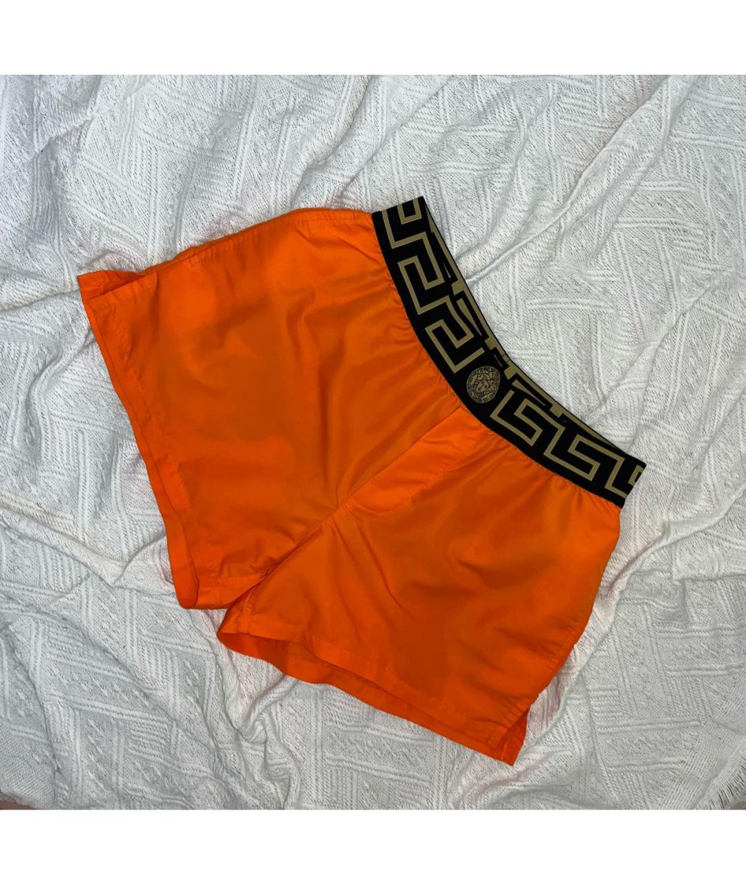 VERSACE Оранжевое шорты, фото 4