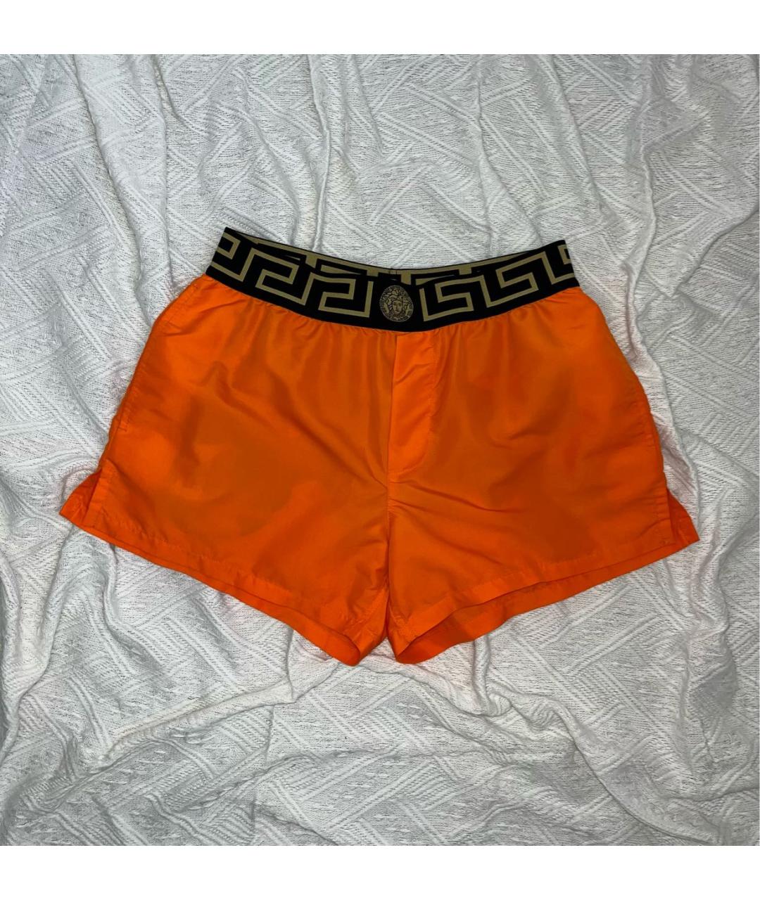 VERSACE Оранжевое шорты, фото 6