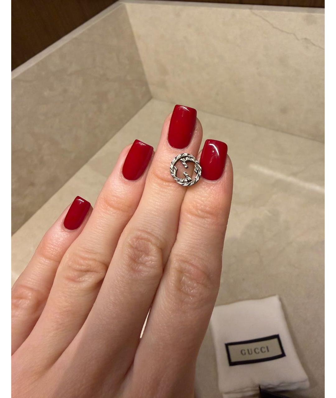 GUCCI Серебряные серебряные серьги, фото 4