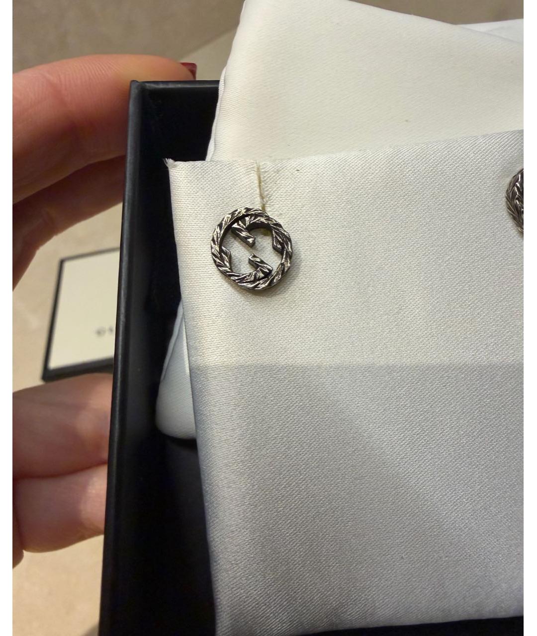 GUCCI Серебряные серебряные серьги, фото 3