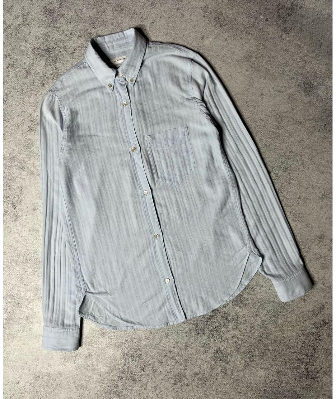 ISABEL MARANT ETOILE Голубая хлопковая рубашка, фото 9