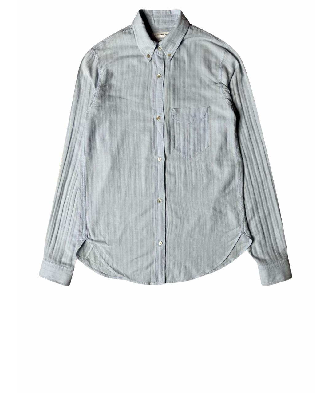 ISABEL MARANT ETOILE Голубая хлопковая рубашка, фото 1