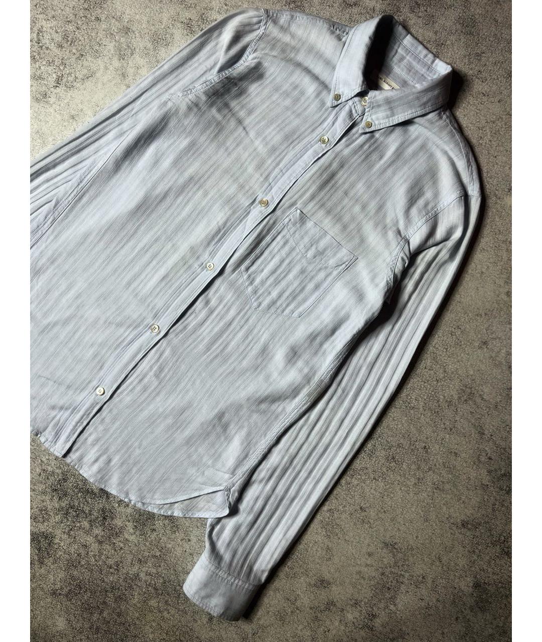 ISABEL MARANT ETOILE Голубая хлопковая рубашка, фото 4