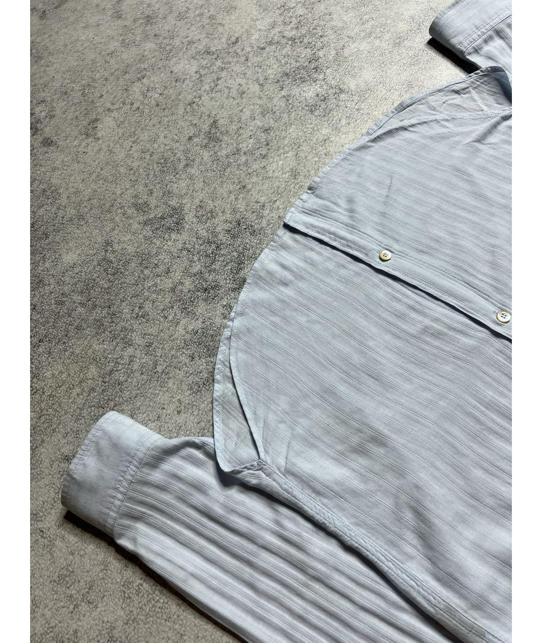 ISABEL MARANT ETOILE Голубая хлопковая рубашка, фото 6