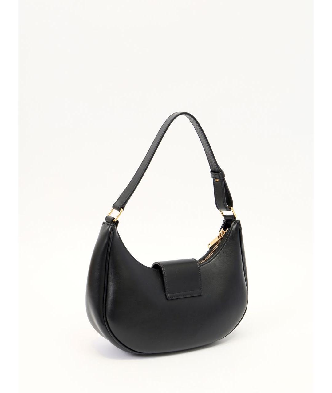 CELINE Черная кожаная сумка с короткими ручками, фото 6