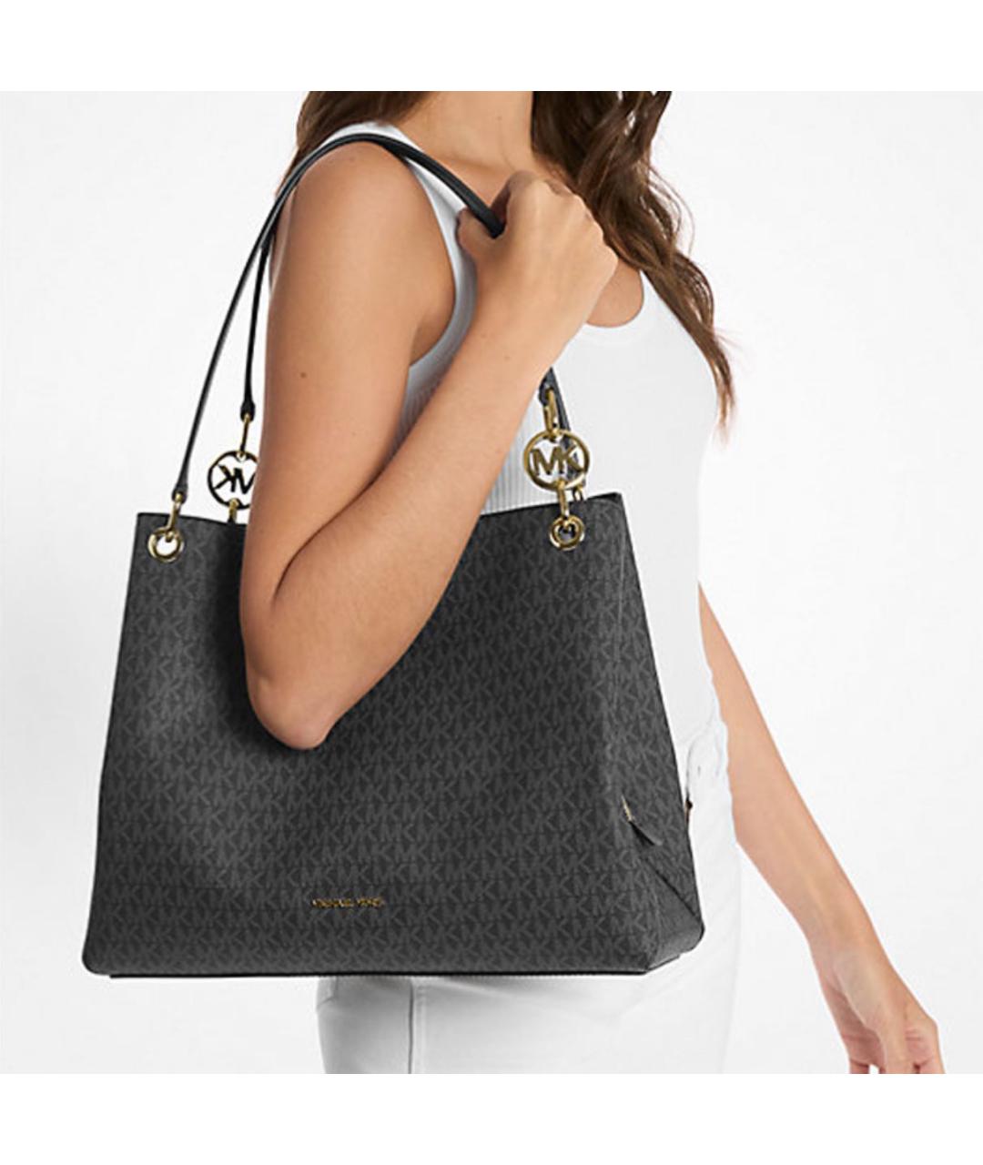 MICHAEL KORS Серая сумка тоут, фото 3