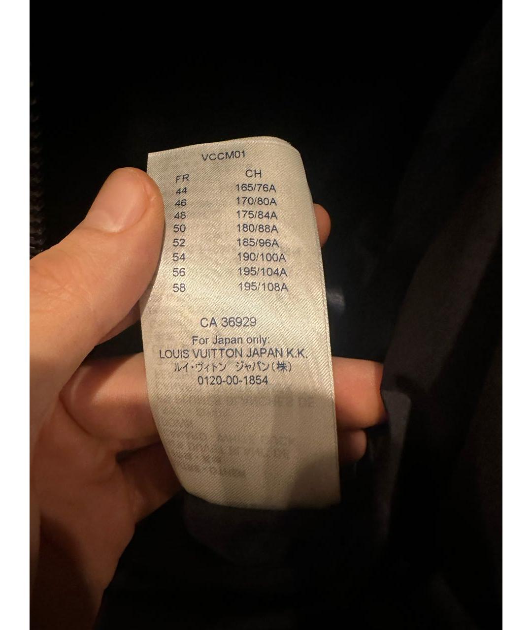 LOUIS VUITTON Темно-синий пуховик, фото 8