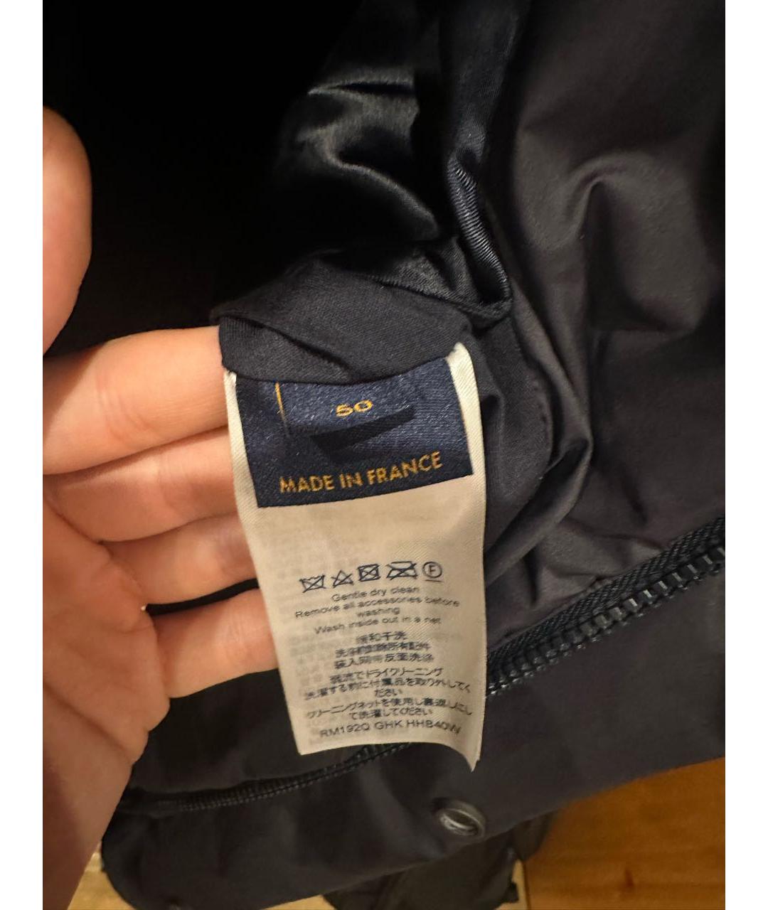 LOUIS VUITTON Темно-синий пуховик, фото 7