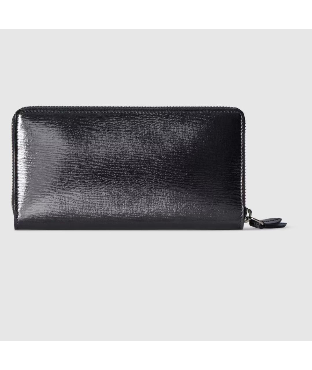 GUCCI Черный кожаный кошелек, фото 3