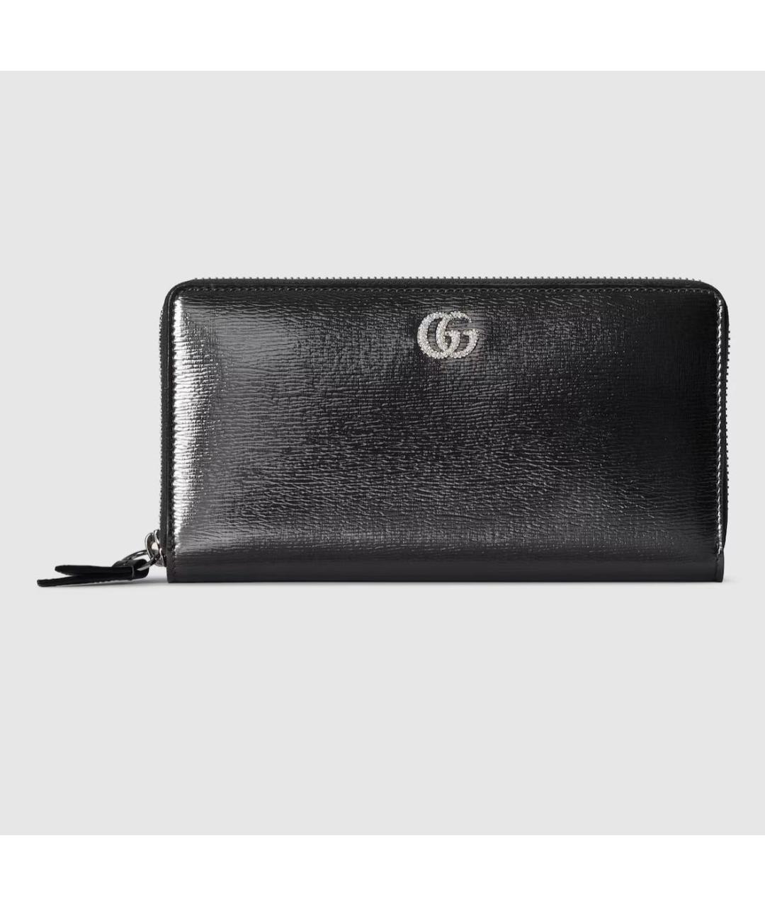 GUCCI Черный кожаный кошелек, фото 4