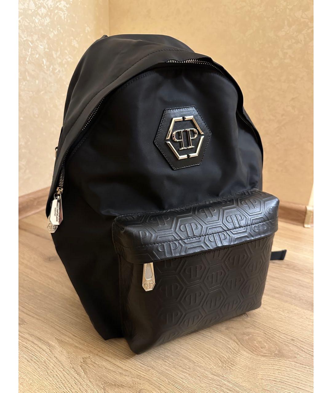 PHILIPP PLEIN Черный рюкзак, фото 2