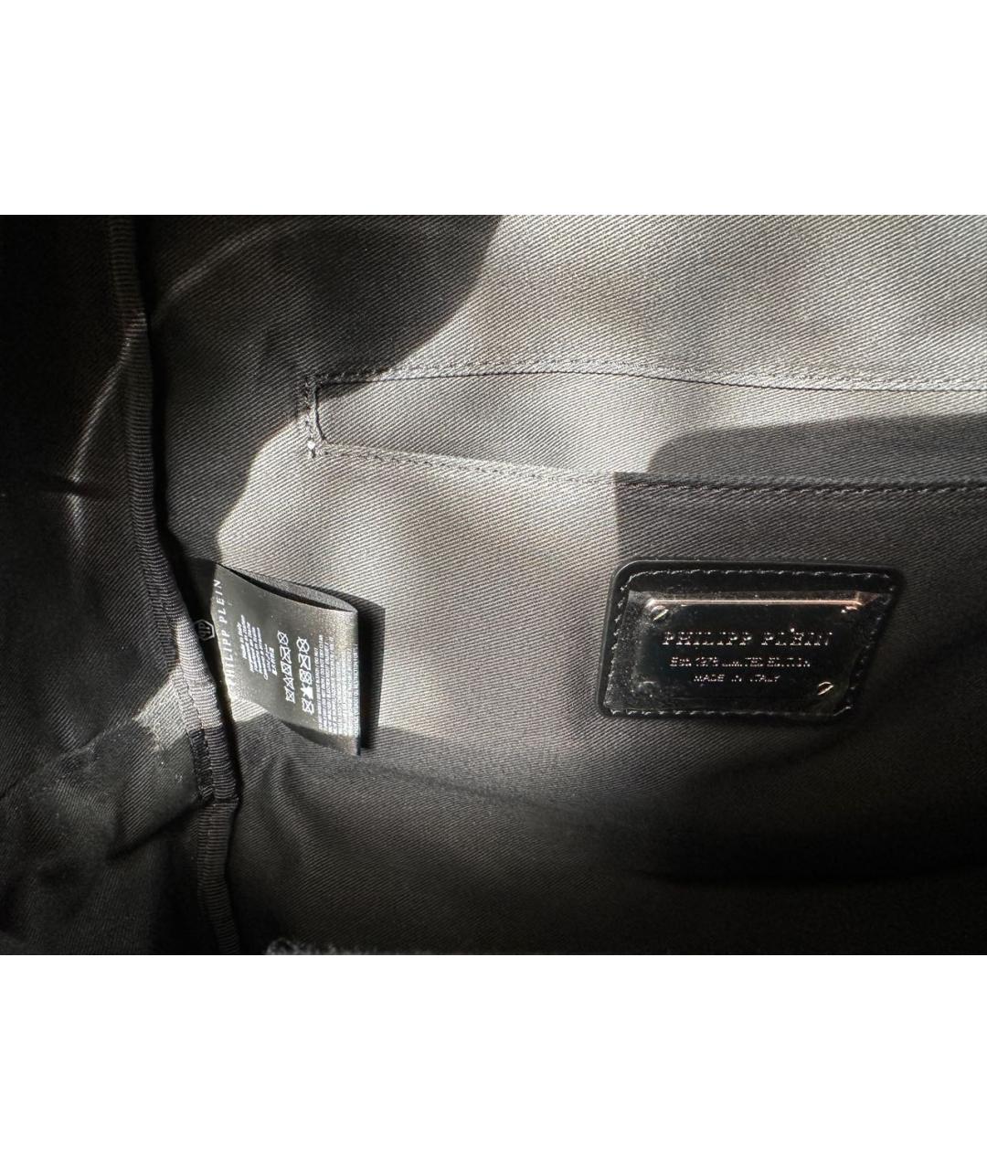 PHILIPP PLEIN Черный рюкзак, фото 4