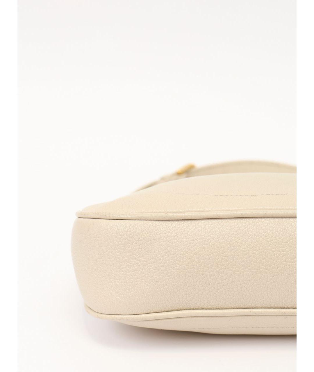 GUCCI Бежевая кожаная сумка через плечо, фото 7