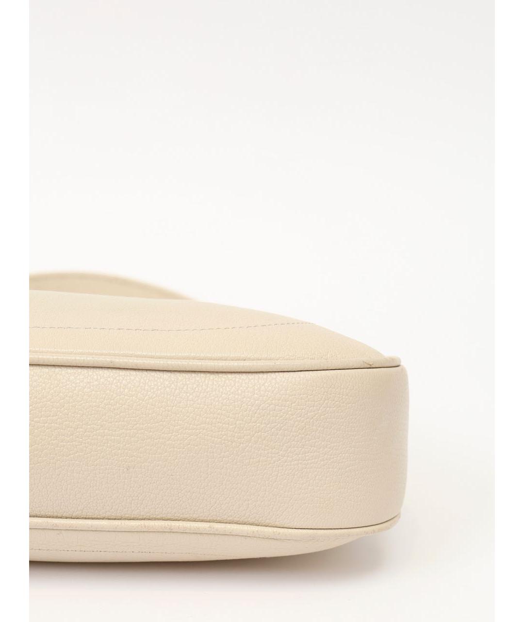 GUCCI Бежевая кожаная сумка через плечо, фото 8