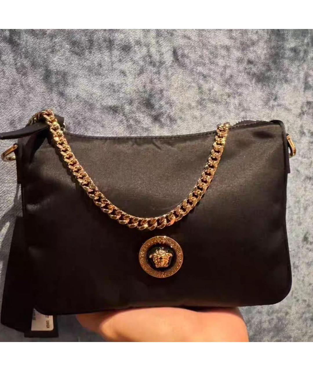 VERSACE Черная сумка через плечо, фото 7