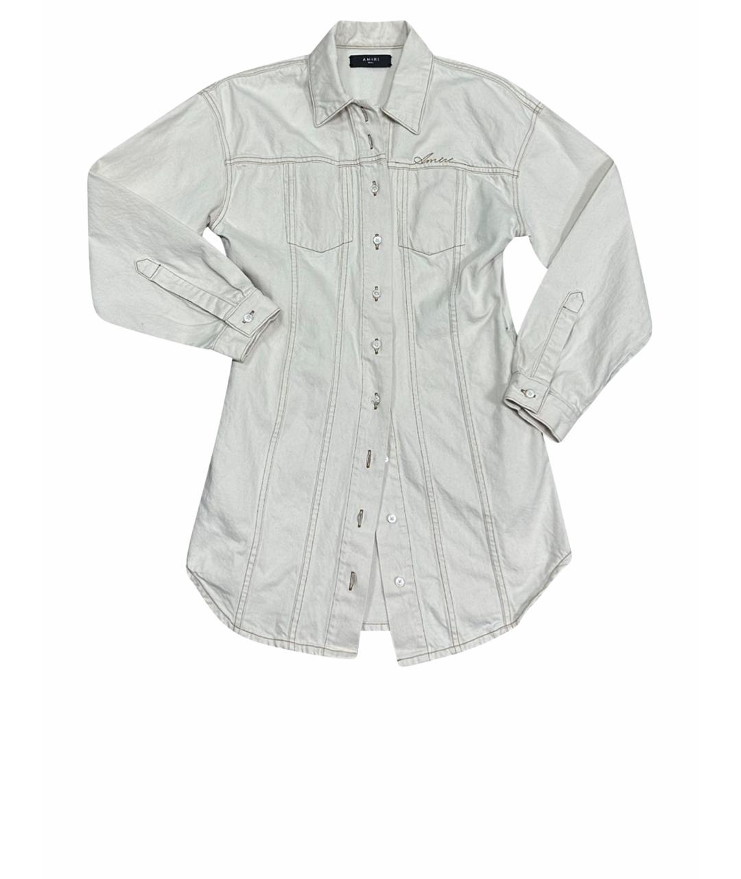 AMIRI Белое повседневное платье, фото 1