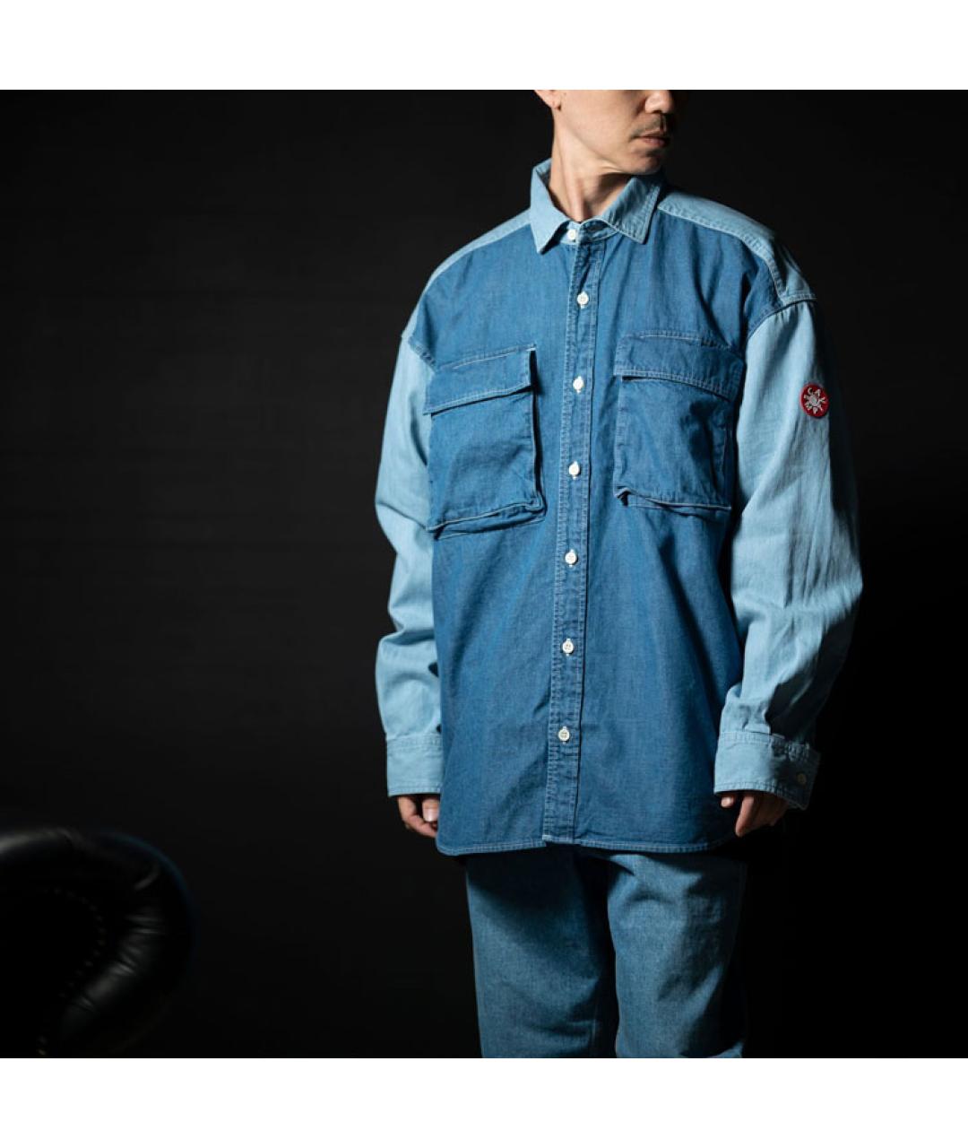 CAV EMPT Голубая деним рубашка, фото 4