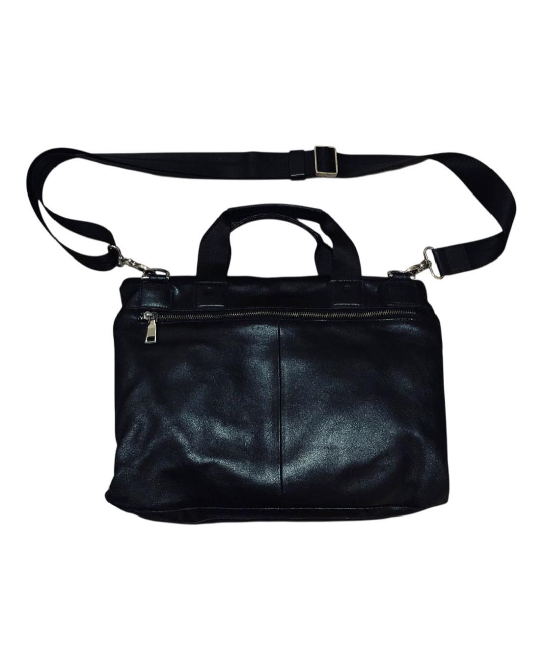 BALLY Черная кожаная сумка на плечо, фото 3