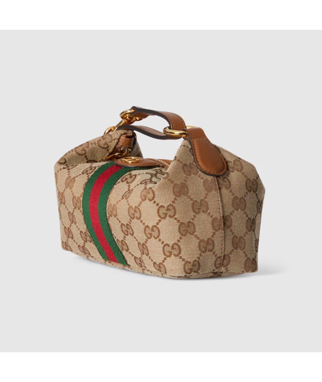 GUCCI Коричневая сумка с короткими ручками, фото 2