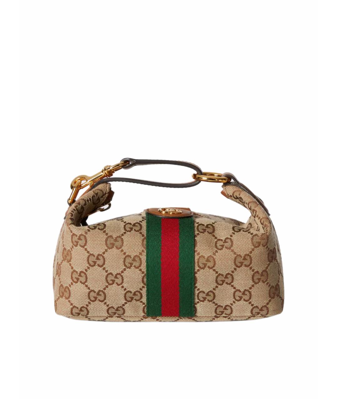 GUCCI Коричневая сумка с короткими ручками, фото 1