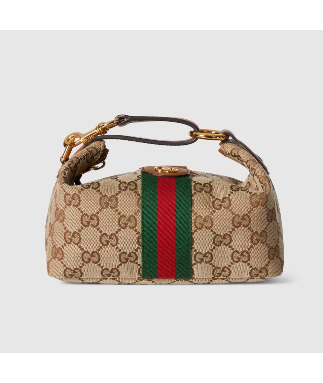 GUCCI Коричневая сумка с короткими ручками, фото 5