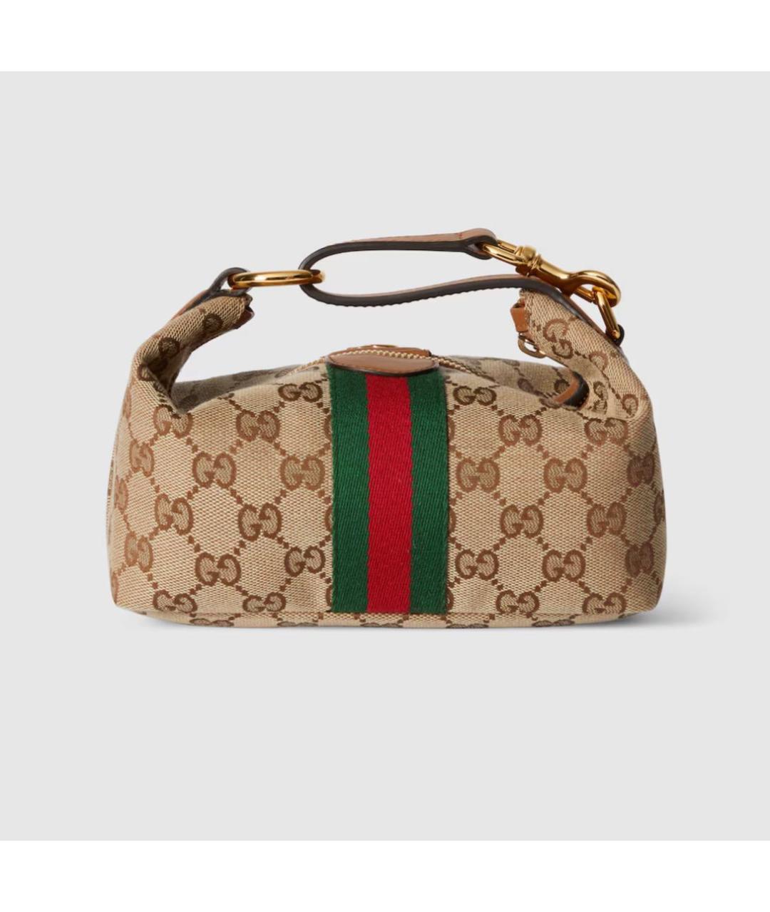 GUCCI Коричневая сумка с короткими ручками, фото 4