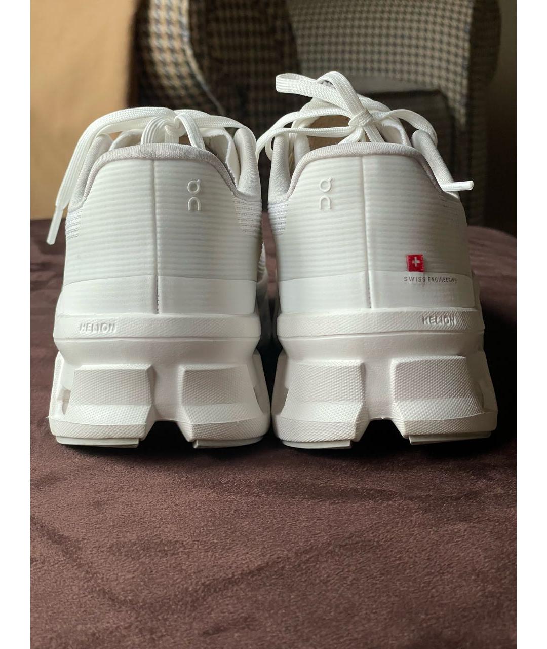 ON Белые синтетические кроссовки, фото 4