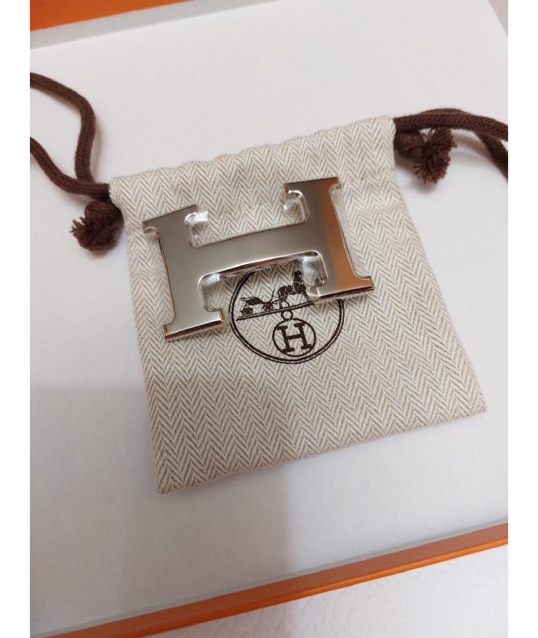 HERMES Бирюзовый ремень из экзотической кожи, фото 6