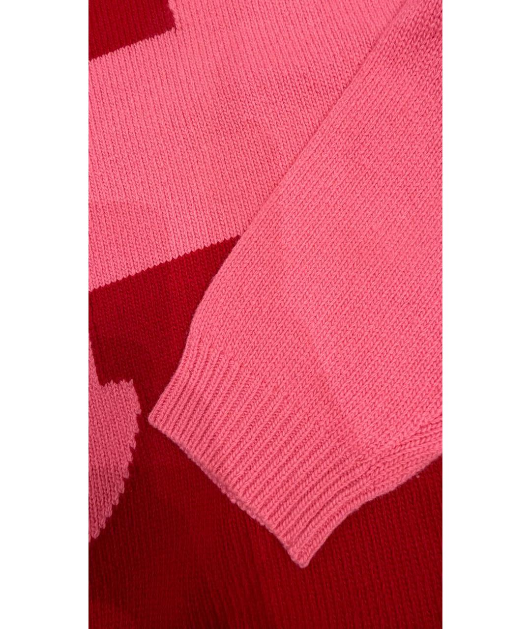 GUCCI Розовый шерстяной джемпер / свитер, фото 3