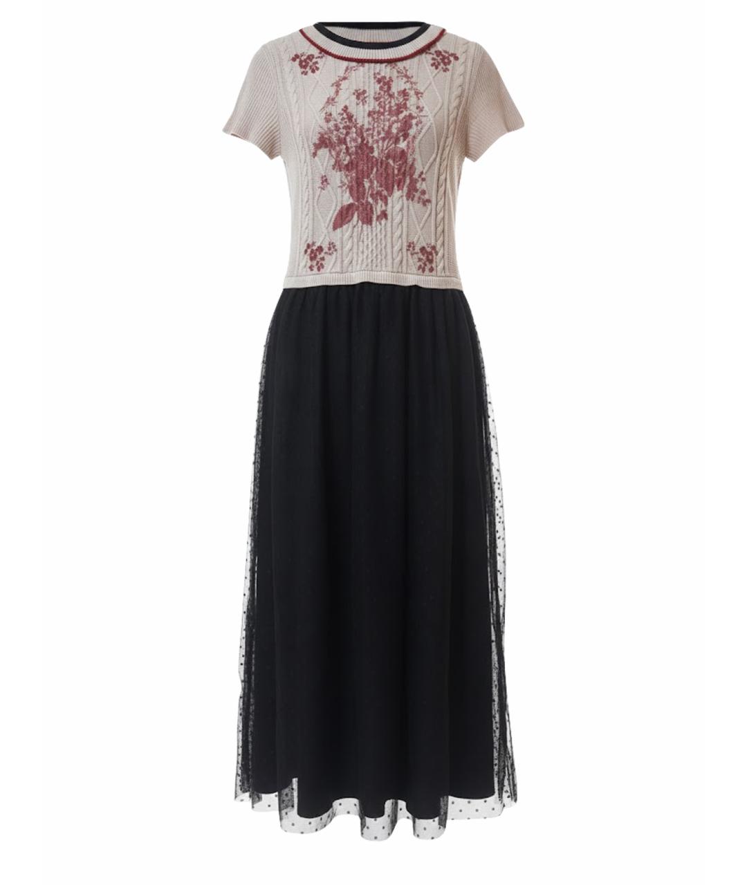 RED VALENTINO Бежевое повседневное платье, фото 1