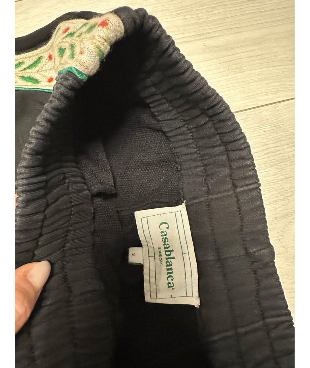 CASABLANCA Черные брюки широкие, фото 3