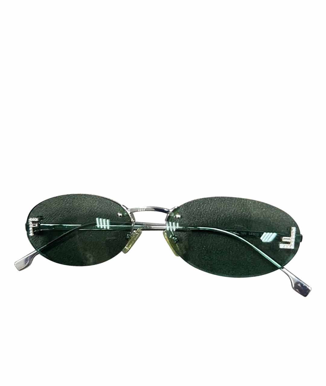 FENDI Зеленые солнцезащитные очки, фото 1