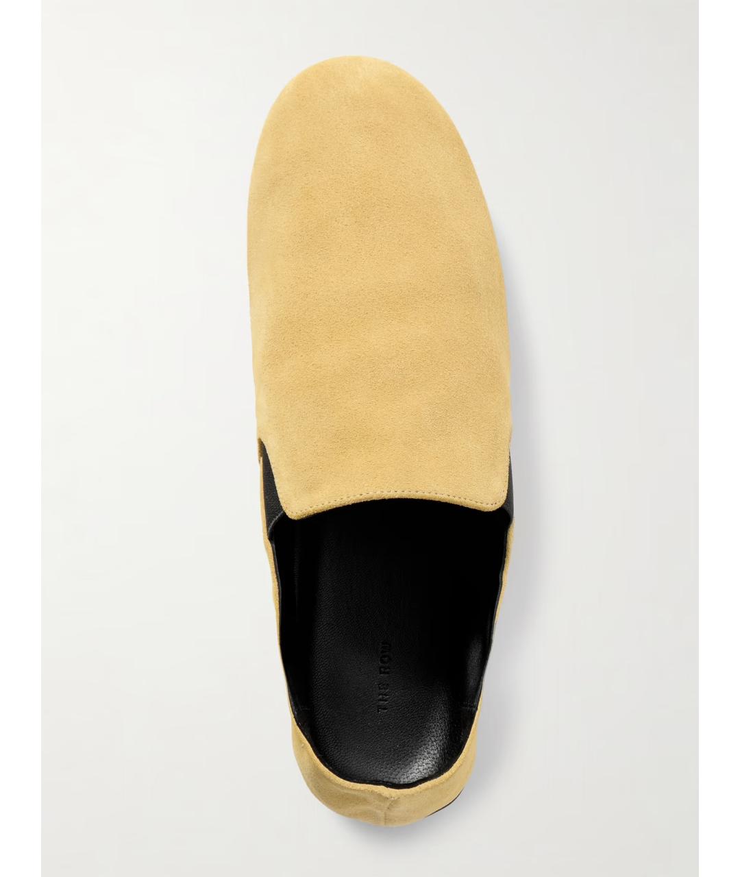 THE ROW Бежевые замшевые лоферы, фото 5