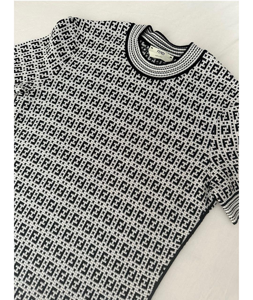 FENDI Серое повседневное платье, фото 2