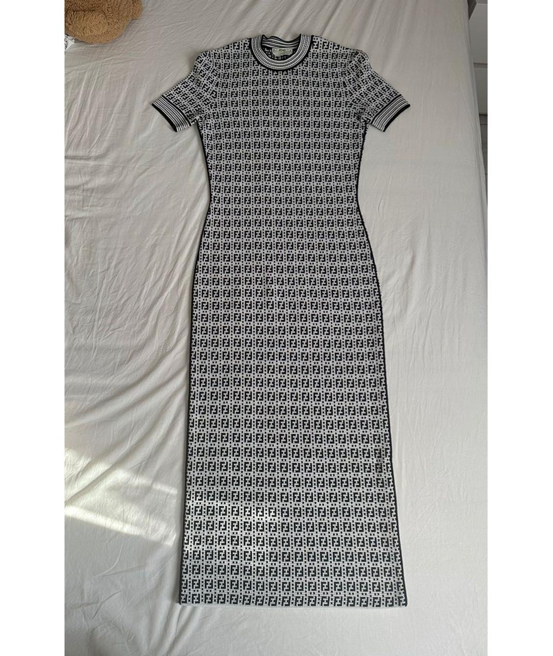 FENDI Серое повседневное платье, фото 4