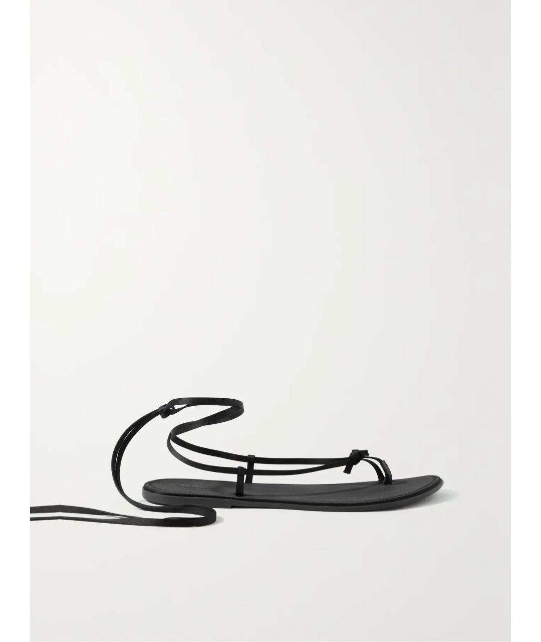 THE ROW Черные сандалии, фото 4