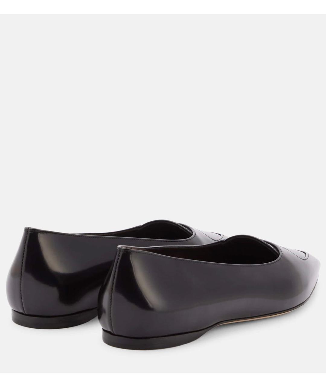THE ROW Черные кожаные балетки, фото 8