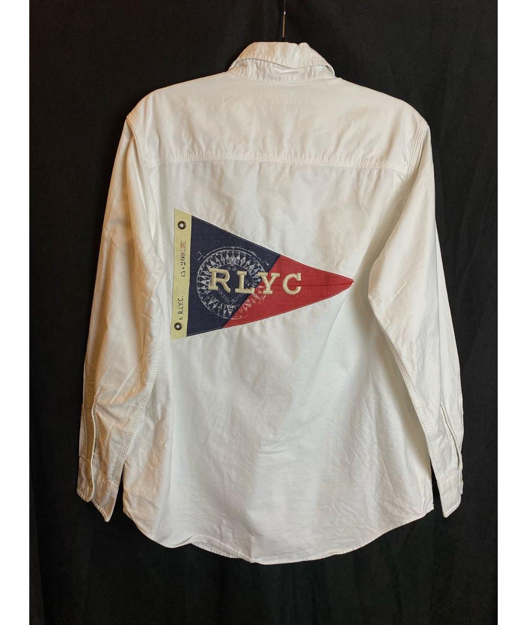 POLO RALPH LAUREN Белая хлопковая кэжуал рубашка, фото 2